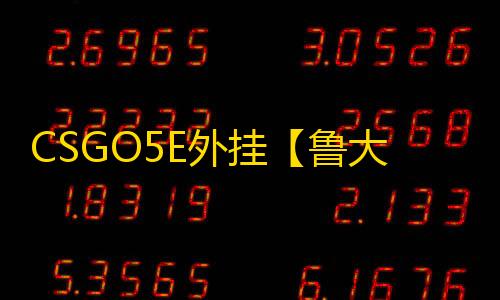 CSGO5E外挂【鲁大师/透视/自瞄/仅支持5E/过玄武磐石】辅助